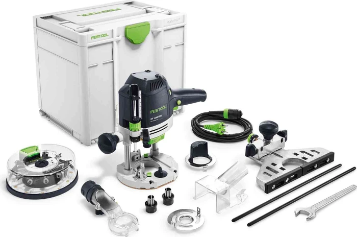 Festool OF 1400 EBQ-Plus+Box-OF-S Elektro-Oberfräse inkl. Systainer + Zubehör