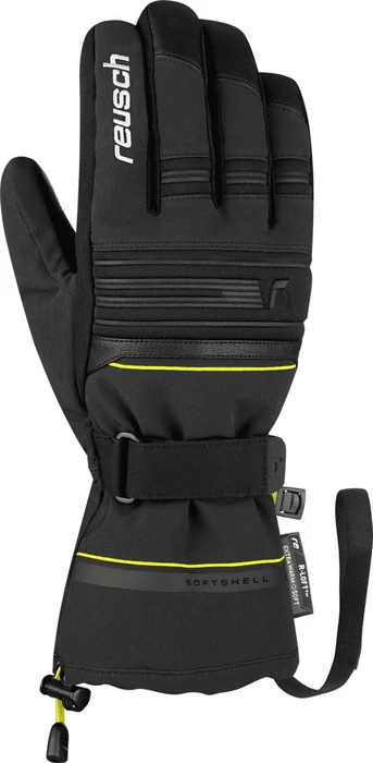 Reusch Kondor R-Tex XT Skihandschuhe black/safety yellow