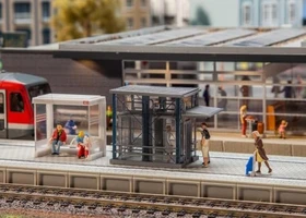 Faller Moderner Aufzug mit Antriebsteilen