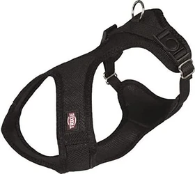 Trixie Comfort Soft Touren-Geschirr, XXS-XS, schwarz
