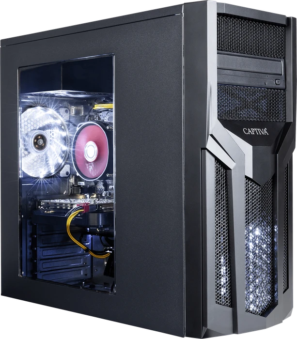 Captiva Highend Gaming I56-669, Core i5-10400F, 8GB RAM, 480GB SSD, 1TB HDD, GeForce RTX 2070