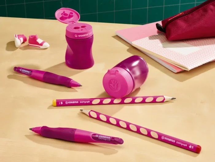 STABILO EASYergo Druckbleistift HB 3.15mm graphit, grün, Rechtshänder, Anspitzer