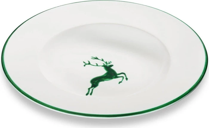 Gmundner Keramik Grüner Hirsch Pastateller Gourmet 29cm
