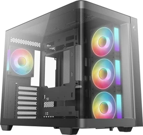 DeepCool CG530U 4F, schwarz, Glasfenster (R-CG530U-BKAGA4-G)