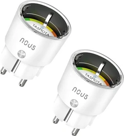 Nous Smart WiFi A1T Tasmota, Smart-Steckdose, 2er-Pack