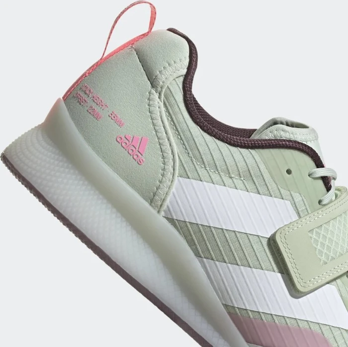 adidas Adipower 3 linen green/cloud white/beam pink