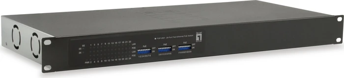 LevelOne FGP-2601 Rackmount Switch, 26x RJ-45, 130W PoE+