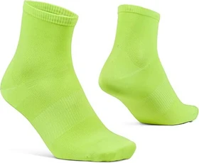 GripGrab Airflow Lightweight Short Fahrradsocken yellow hi-vis