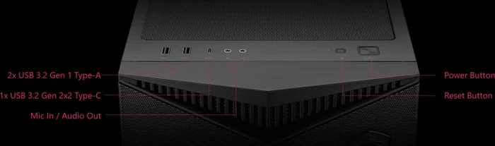 MSI MPG Gungnir 300P Airflow, schwarz, Glasfenster
