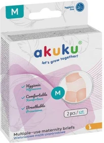 Akuku Postpartum/Wochenbett Mehrweg Schutzhose Größe M, 2 Stück