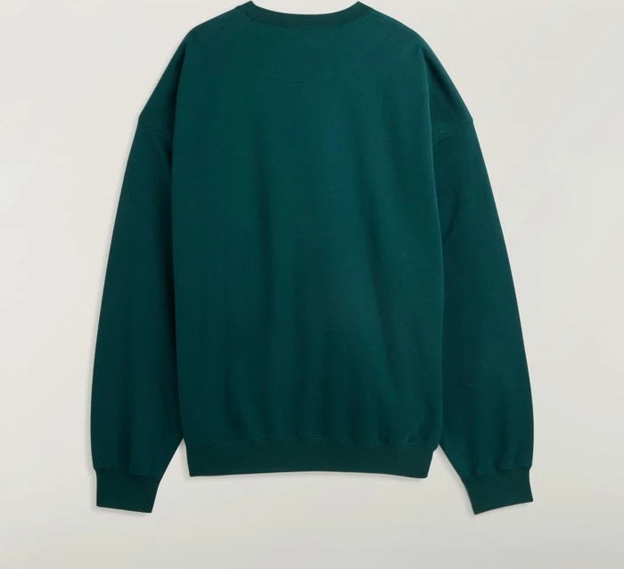 adidas Y-3 Brushed Terry Crew Sweatshirt aurora ivy