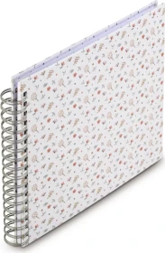 Hama Spiralalbum 28x24, 50 weiße Seiten, Floral