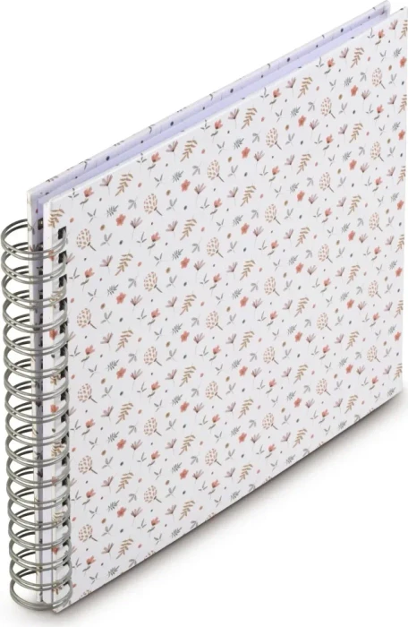 Hama Spiralalbum 28x24, 50 weiße Seiten, Floral