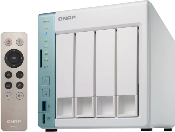 QNAP Turbo Station TS-451A-4G, 4GB RAM, 2x RJ-45 1000Base-T, 3x USB 3.0