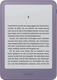 Amazon Kindle 13. Gen, Leuchtendes Lila, 16GB Flash, mit Werbung [2026]