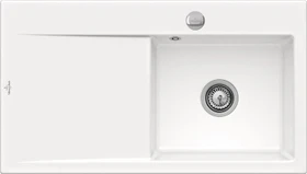 Villeroy & Boch Subway Style 50 Einbau Becken rechts mit Ablauffernbedienung snow white