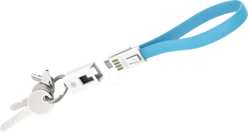 XLayer Key Cable Colour Line USB-A/Micro-USB-B 0.2m blau