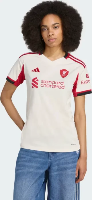 adidas Liverpool FC 2025/2026 Auswärtstrikot kurzarm (Damen)