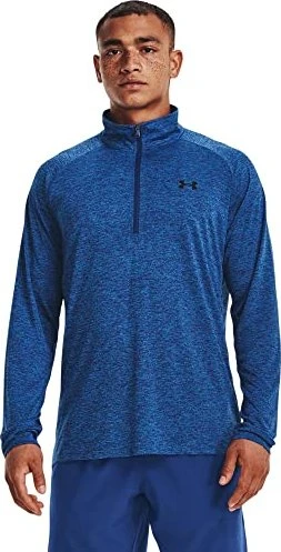 Under Armour Tech 2.0 Half Zip Funktionsshirt langarm blue mirage/cyber blue/black (Herren)
