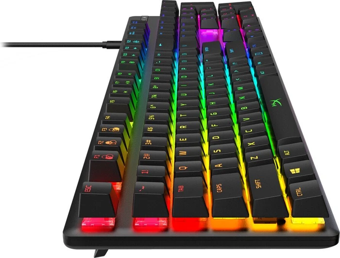 HP HyperX Alloy Origins, LEDs RGB, HyperX RED, USB, US
