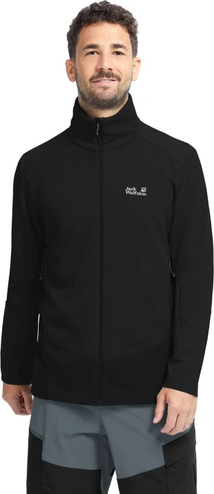 Jack Wolfskin Ridge Hike Fz Jacke schwarz (Herren)