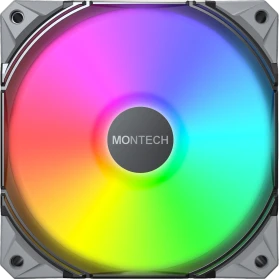 Montech E28 ARGB, schwarz, Lüftersteuerung, 120mm, 3er-Pack