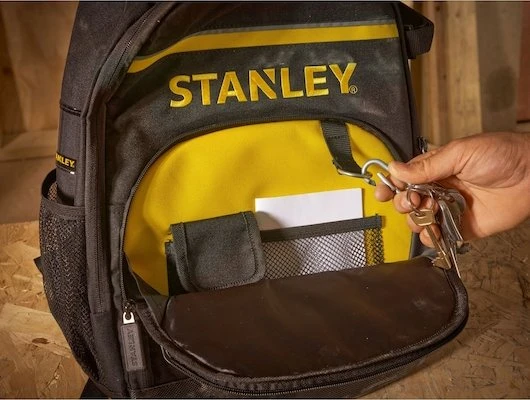 Stanley 15.6" Laptop- und Werkzeugrucksack schwarz/gelb