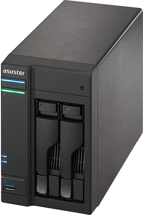 Asustor AS6302T, 2GB RAM, 2x RJ-45 1000Base-T, 1x USB-C 3.0