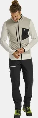 Ortovox Fleece Grid Hoody Funktionsjacke white chalk (Herren)