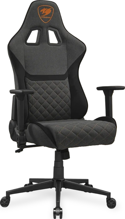 Cougar Armor One V2 Stoff Gamingstuhl, schwarz/grau