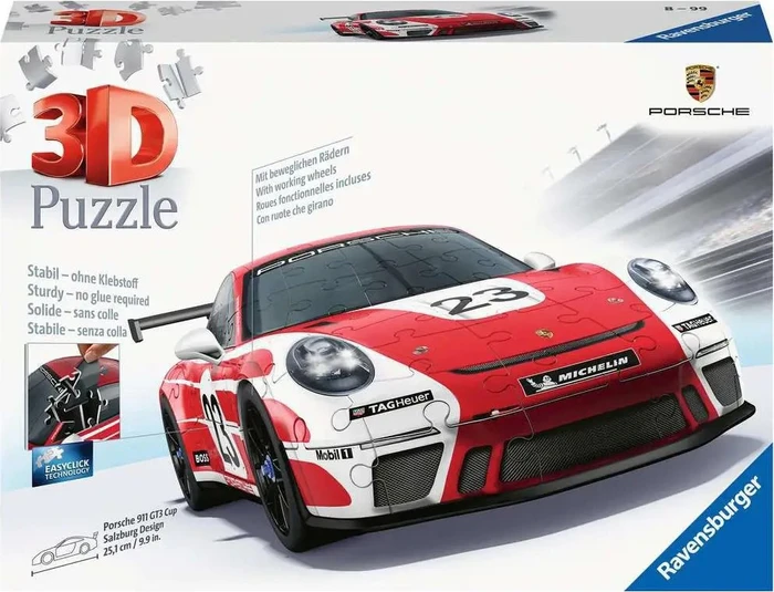 Ravensburger Puzzle Porsche 911 GT3 Cup Salzburg Design