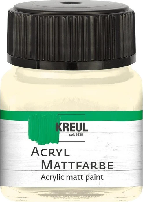 Kreul Acryl Mattfarbe, elfenbein, 20ml (75257)
