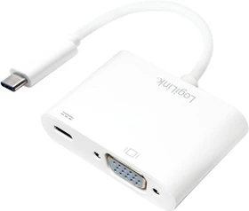 LogiLink USB-C-VGA-Adapter, weiß (UA0259)