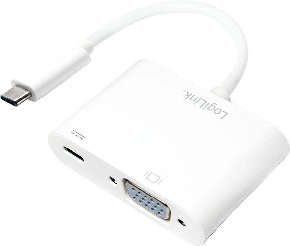 LogiLink USB-C-VGA-Adapter, weiß