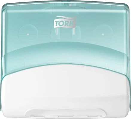 Tork Einzeltuchspender W4 weiß/türkis