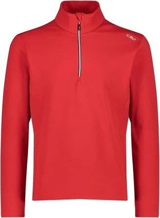 CMP Grit Tech Fleece Funktionsshirt langarm ferrari/nero (Herren)