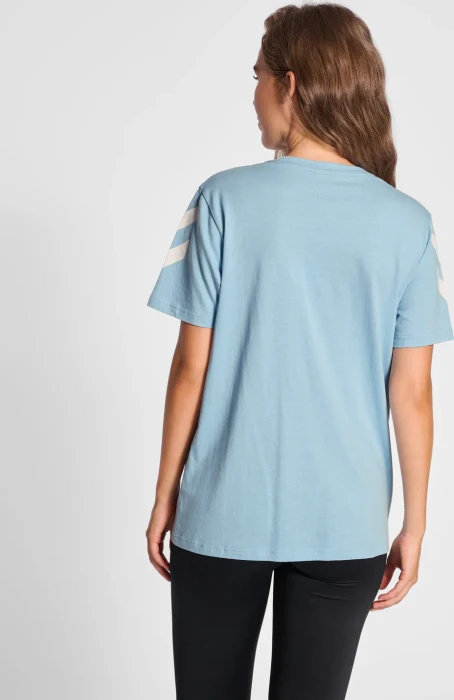 hummel Legacy Chevron T-Shirt kurzarm placid blue