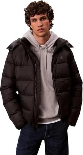 Calvin Klein Daunen-Steppjacke mit Kapuze Jacke schwarz (Herren)