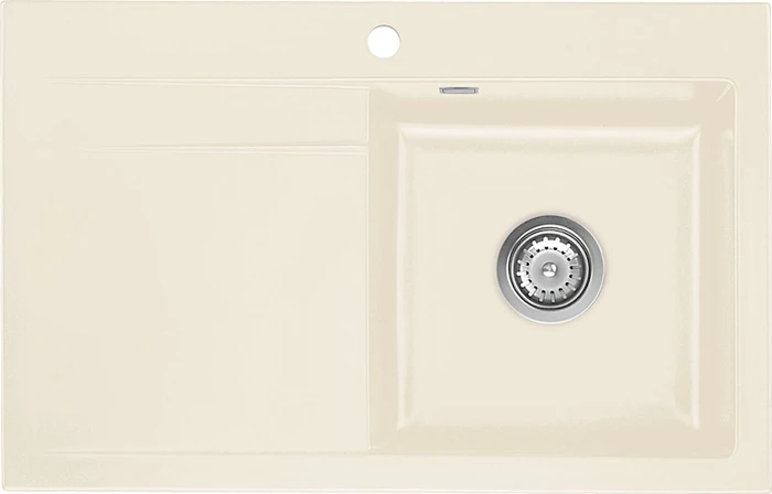systemceram Stema 80 Einbau Becken rechts magnolie