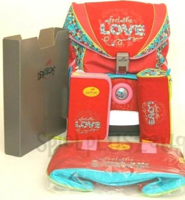 DerDieDas ErgoFlex Love Schultaschen-Set, 5-tlg.