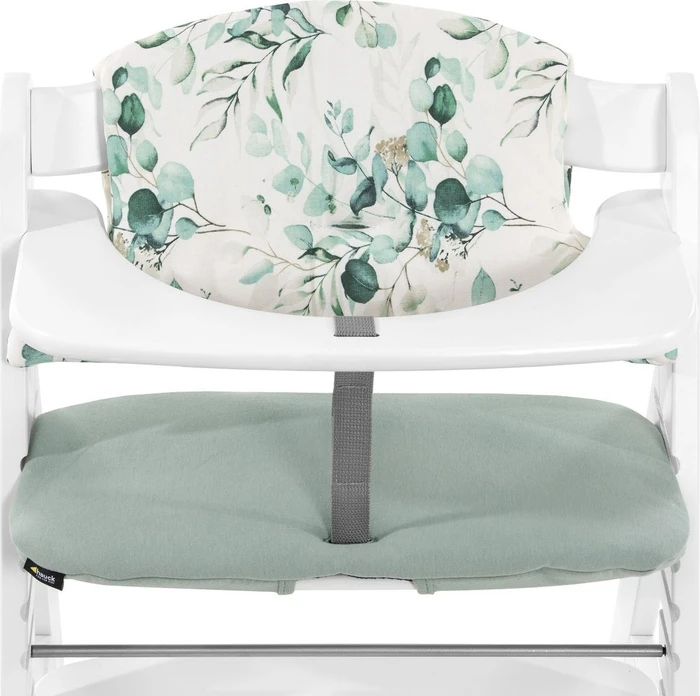 Hauck Highchair Pad Select Hochstuhlauflage leaves mint