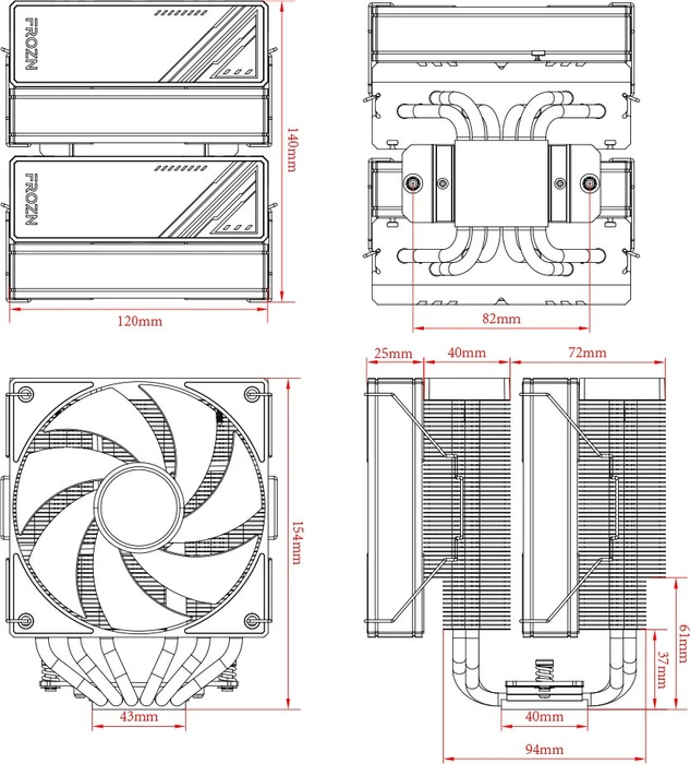 ID-Cooling Frozn A620 Black