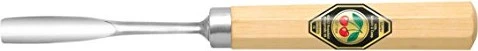 Kirschen 3229 Kerbschnitzbeitel Stich 8 gekröpft, mittlere Höhlung 2mm