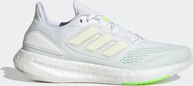 adidas Pureboost 22 cloud white/beam green (Herren)