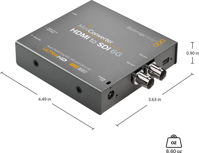 Blackmagic Design MiniConverter Mini Converter HDMI to SDI 6G
