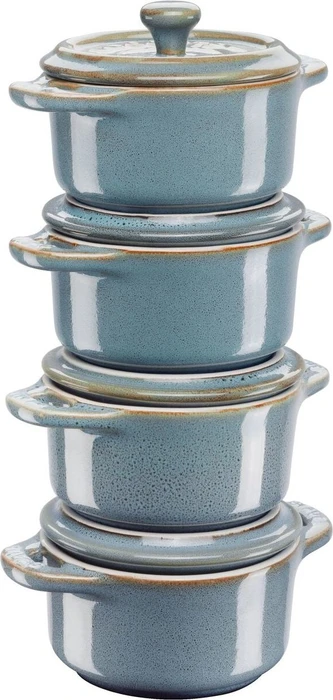 Zwilling Staub Ceramique Mini Cocotte 200ml Schmortopf-Set, 4tlg.