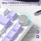 Ajazz AK820, White Purple, LEDs RGB, hot-swap, Ajazz Sea Salt, USB, US Vorschaubild