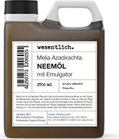 wesentlich Neemöl mit Emulgator Pflanzenstärkung, 2.5l