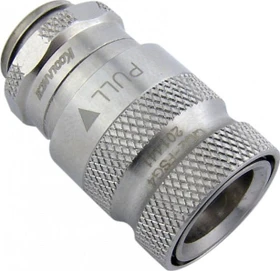 Koolance QD2 No-Spill Schnellverschluss gerade female auf G1/4" silber V2