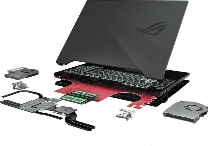 ASUS ROG Strix Scar II GL504GV-ES087T, schwarz, Core i7-8750H, 16GB RAM, 512GB SSD, GeForce RTX 2060, DE